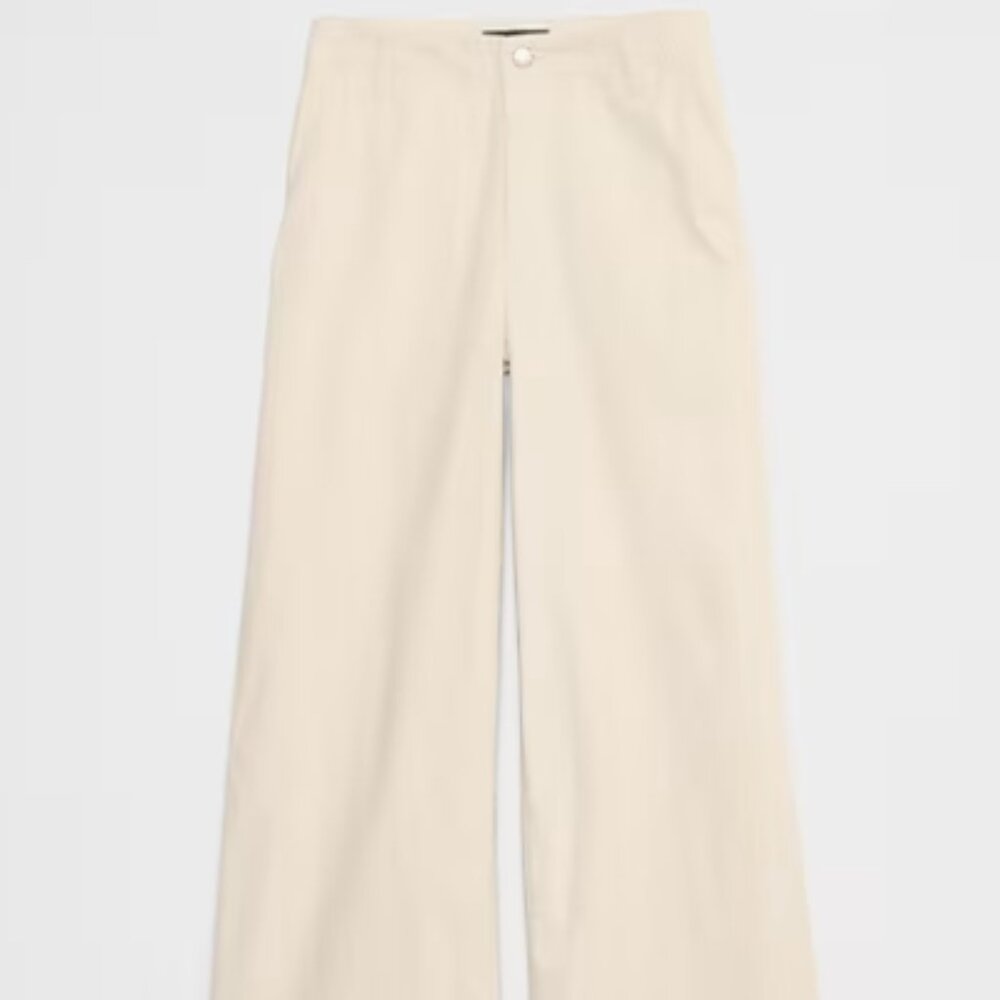 Banana Republic Factory Wide-Leg High-Rise Summerweight Jean